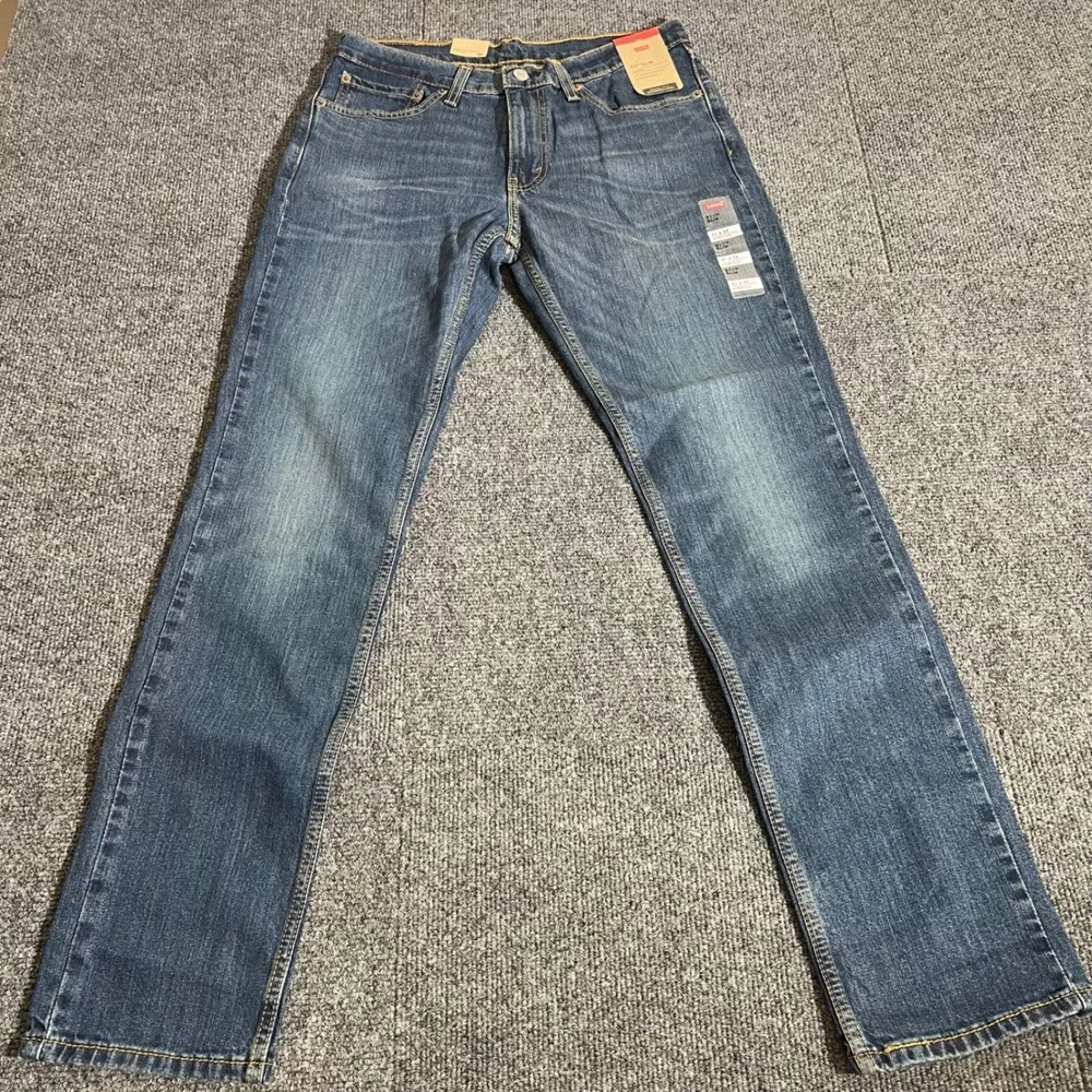 Levis 511 Slim Fit Stretch Jeans Mens 31x32 Blue Denim 04511-1163 WaterLess